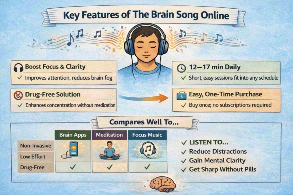 Key Features of The Brain Song Online