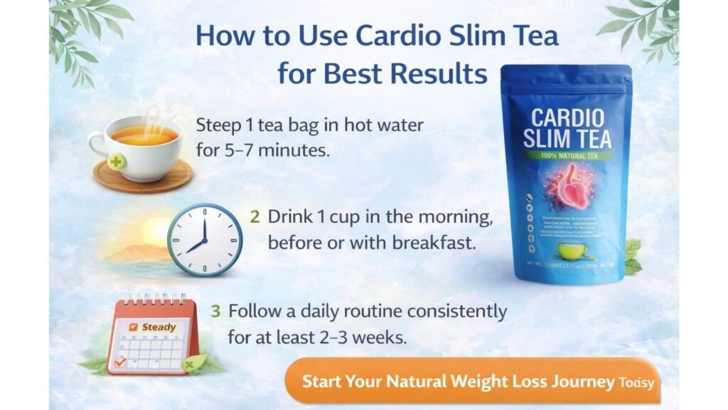 how to use cardio slim tea for best results
