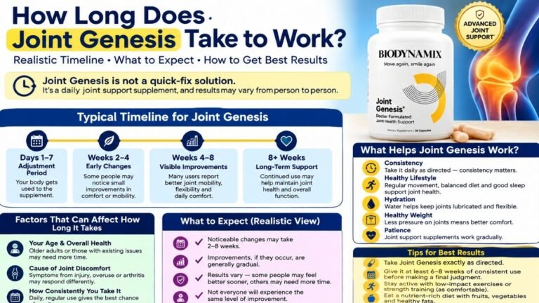 How Long Does Joint Genesis Take to Work