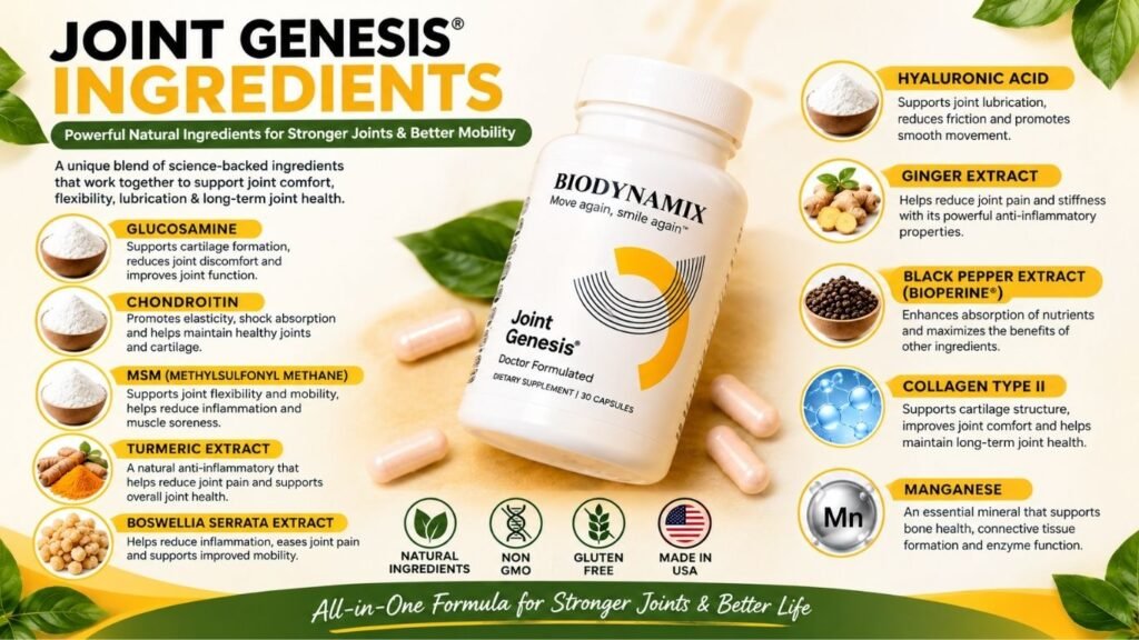 Joint Genesis Ingredients