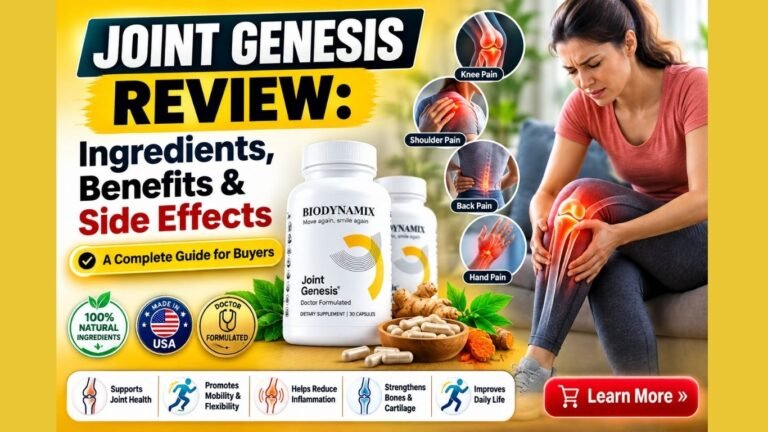 Joint Genesis Review Ingredients, Benefits & Side Effects